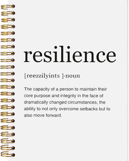 Inspirational Notebook,Inspirational Journal,Inspirational Journal for Women Men Writing,Resilience Spiral Notebook 8.3×5.5 Inch