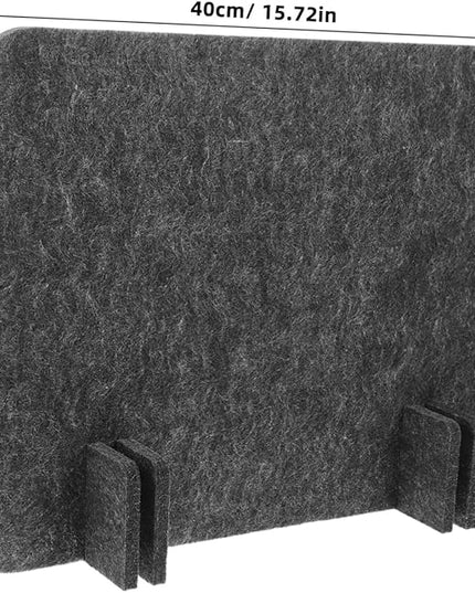 Uonlytech Felt Desktop Privacy Partition Panel Soundproof Desk Divider for Office and Classroom 30 x 18 Table Shield Easy Installation for Students and Teachers