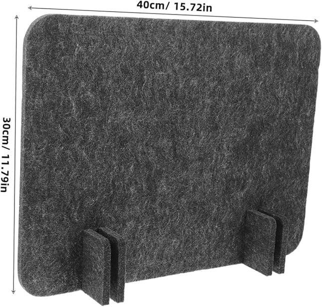 Uonlytech Felt Desktop Privacy Partition Panel Soundproof Desk Divider for Office and Classroom 30 x 18 Table Shield Easy Installation for Students and Teachers