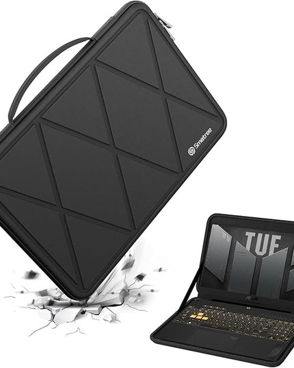 Smatree Hard EVA Protective Sleeve Bag and Case Compatible for 15.6 inch ASUS TUF Gaming A15 2024/2023 Laptop, for 15.6 inch ASUS TUF Gaming F15 2022/2021 Carry Travel Case Waterproof Sleeve (X8288)