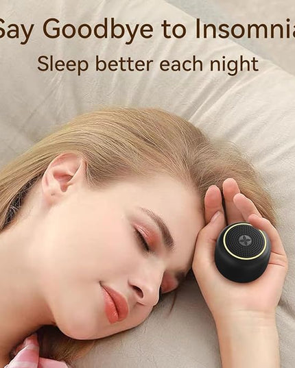Portable Sound Machine Small Mini White Noise Machine Brown Noise 30 Soothing Sounds Rechargeable Speaker Block Noise 4 Memory Function Natural Baby Adults Kids for Travel Office Privacy Improve Sleep
