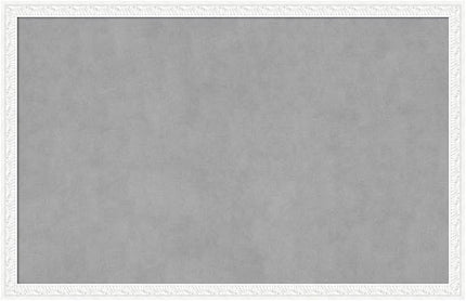 Amanti Art White Framed Magnetic Board 22x34 Large Vision Board for use with Magnets, 100% Metal Sheet to Display Items as Office Decor or for Home Organization in mudroom, Kitchen or Kids Room