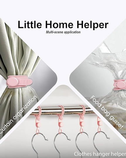 Nearockle Silicone Cable Ties Cord Organizer for Cable Management, 16PCS 4.2" and 7.1" Reusable Cable Organizer Electronic Accessories for Home, Office, Kitchen, School, Travel (Pink)