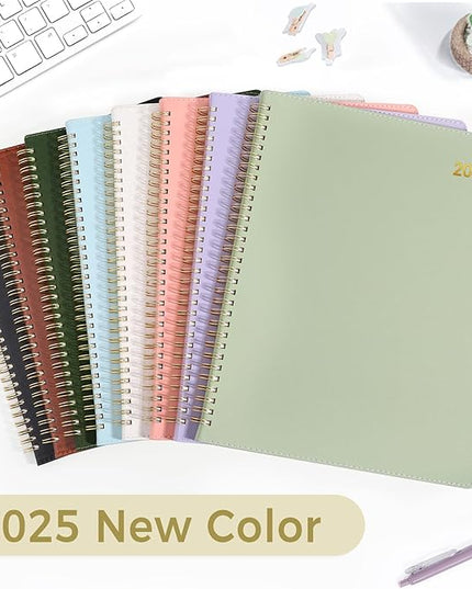 SUNEE 2026 Planner, Weekly and Monthly Calendar Planner 9"x11.2"- 12 Month (January 2026 - December 2026), Linen Cover, Pocket, Bookmark, Notes, Monthly Tab, Beige