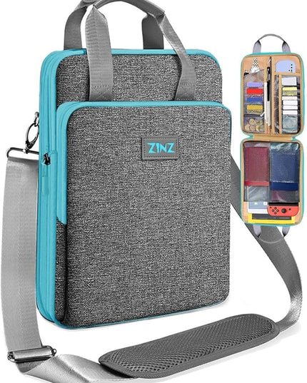 ZINZ Slim & Expandable Case 12.9 13 inch Travel Laptop Shoulder Bag for MacBook Air 13" M4/M3/M2/M1, MacBook Pro 13" M2/M1, iPad Pro 12.9"/13"/11", iPad Air 13",L01G02