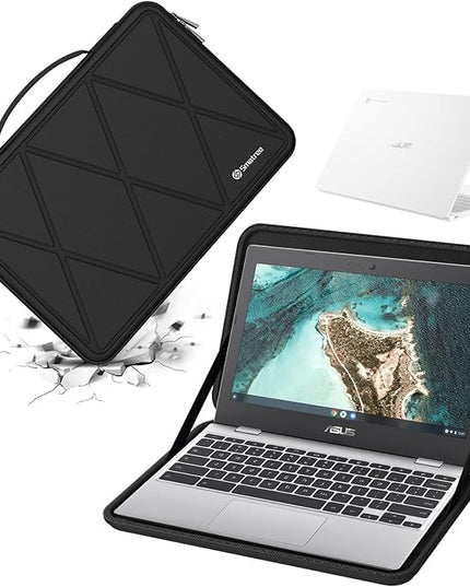 Smatree Hard EVA Protective Sleeve Case Compatible for 11.6 inch ASUS Chromebook CX1 (CX1101), 13.3 inch ASUS ProArt PZ13 (HT5306) Copilot +PC, Laptop Notebook Bag (X8017)