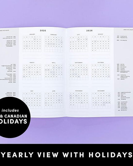 PAPERAGE 2026 Monthly Planner, 12 Months (January 2026 - December 2026), 8 in x 10 in, 2026 Planner with Large Monthly Spreads & Calendar Views, Note Pages, To Do Lists & Trackers, – Golden Safari