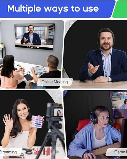 Portable Black White Screen Chair, 57 in Screen Backdrop with Stand 2-in-1Double Sided Foldable Blackwhite Background, for Video Chats and Meetings, Photography, Photo Zoom, Streaming Games