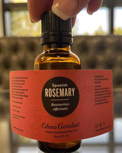 Edens Garden Rosemary- Spanish Essential Oil- 100% Pure Premium Grade, Undiluted, Natural, Therapeutic, Aromatherapy, The Best for Diffuser, Candle, Laundry, Humidifiers 30 ml (1 fl oz)