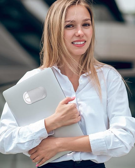 Universal Laptop Mouse Holder, Stick-On Mouse Pouch, Reusable Mouses Pouches, Mouses Storage Bags for Laptop, Office Home Computer Pads Wrist Rests, Mice