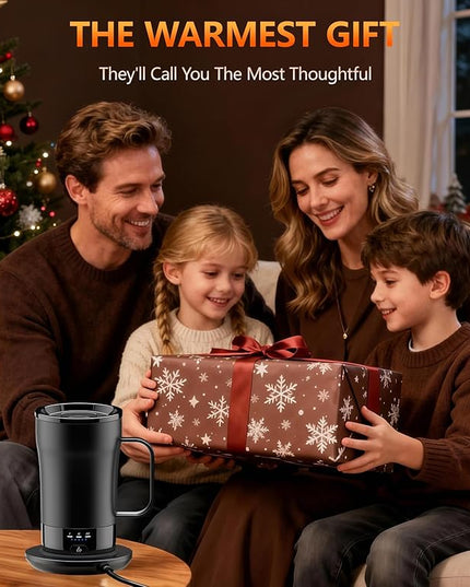 Self-Heating Coffee Mug, 14oz Heated Coffee Mug Rechargeable - Temperature Control Cup Keep Drinks Hot, Smart Cup Great Gift for Women & Slow Sippers