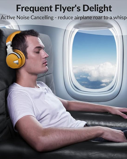Million Sold 10 Years Classic E7 Active Noise Cancelling Headphones with Upgraded Noise Cancellation, Bluetooth Headphones Wireless with HD Sound Vivid Deep Bass, for Home Office Travel Birthday Gift