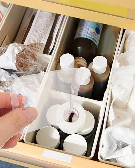 PP Drawer Dividers and Separator Drawer Organizers 8pcs Set Multipurpose for Home Storage and Clothes Organization