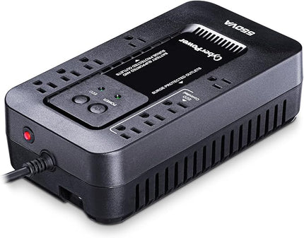 CyberPower EC550G Ecologic UPS Battery Backup and Surge Protector, 550VA/330W, 8 Outlets, ECO Mode, Compact, UL Certified