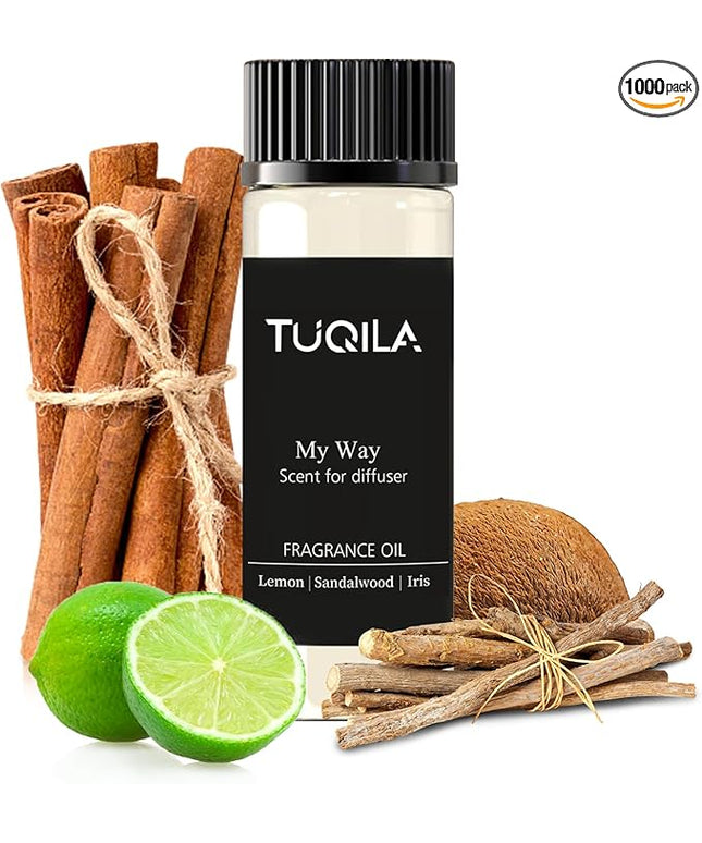 Hotel Luxury Waterless Diffuser Oil My Way 20ML Sampler, Essential Scent Oil Usage Cold Air Waterless Diffuser, Scents Oils Home Fragrance Refill