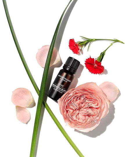 Aromatherapy Associates Rose Pure Essential Oil Blend. Premium Undiluted Blend to Uplift The Senses. Hand-Crafted with Rose, Geranium and Palmarosa (0.33 fl oz)