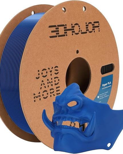 3D Printing Filament high-Speed PLA Filament 1.75mm 300mm/s 1kg Cardboard Spool Dimensional Accuracy +/- 0.03 mm Fit Most 3D FDM Printer-Blue