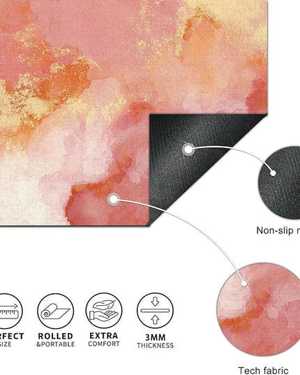 XL Mouse Pad Gaming Mousepad 31.5 x 11.8 Inch Large Keyboard Mat Mouse Pad for Home and Office Desk Accessories with Abstract Watercolor Art Design and Smooth Diatomite