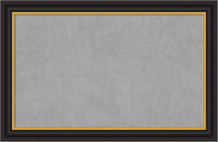 Amanti Art Black Framed Magnetic Board 30x46 Large Vision Board for use with Magnets, 100% Metal Sheet to Display Items as Office Decor or for Home Organization in mudroom, Kitchen or Kids Room