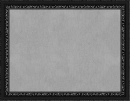 Amanti Art Black Framed Magnetic Board 22x28 Medium Vision Board for use with Magnets, 100% Metal Sheet to Display Items as Office Decor or for Home Organization in mudroom, Kitchen or Kids Room