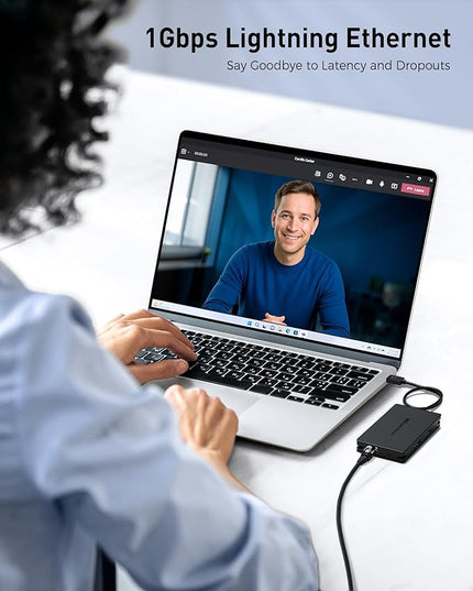 Cable Matters 8-in-1 USB C Hub Multiport Adapter with Dual 4K@60Hz HDMI, 140W PD Charging, Gigabit Ethernet, 10Gbps Data Transfer: 2X USB-C & 1x USBA 3.2 Ports (Support ONE External Display on MacOS)