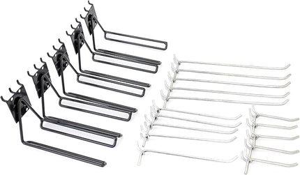 Victory Display Tool Organizer Pegboard Hooks (20-Pack), Garage Shelving Heavy Duty, Heavy Duty Wall Hook, Peg Board Hooks for Hanging, Power Tool Organizer Wall Mount, Heavy Duty Hooks, Storage Hooks