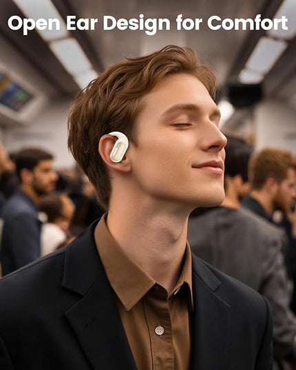 Wireless Earbuds with Earhooks Bluetooth 5.3, Over-Ear Workout Headphones, ireless Charging Case, 40 Hours Battery