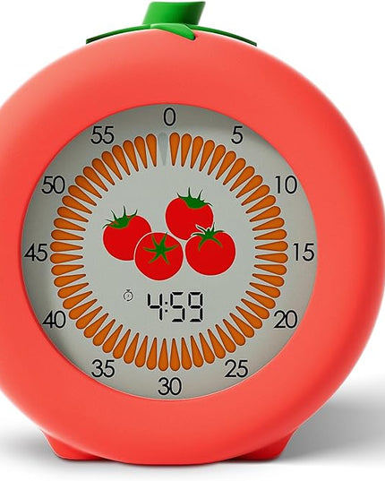Visual Timer for Kids, 299-Minute Cute Kids Pomodoro Countdown Timer, Visual Timer for Classroom, Kitchen, Office Desk and Meetings