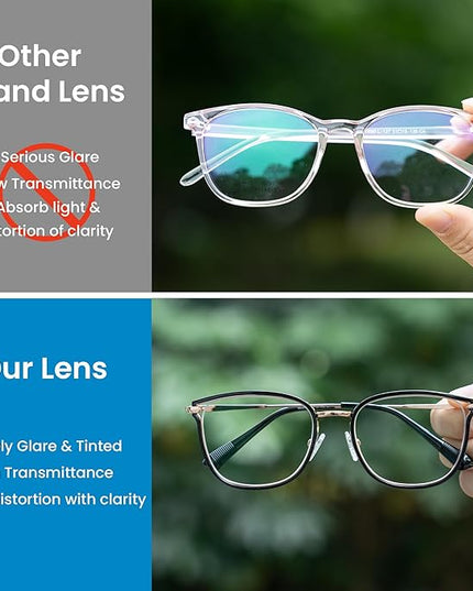 GUDVUE Blue Light Glasses, Computer/Gaming/TV/Phones Glasses for women, Anti Glare/UV400/Eye Strain
