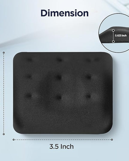 WavePads by PostureUp – Original Two Pack Adjustable Wrist Rests for Laptop and Keyboard Ergonomic Memory Foam Laptop Wrist Pads for Wrist Pain & Carpal Tunnel Relief, Memory Foam Wrist Support Pad