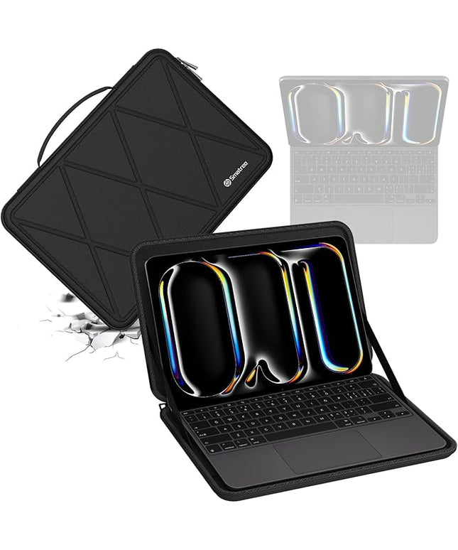 Smatree Hard EVA Protective Sleeve Compatible for 13 inch Apple iPad Air M3 2025/M2 2024, for 13 inch iPadPro M4 2024, Fits iPad with Magic Keyboard and Apple Pencil (Not Included), Case Only (X8245)