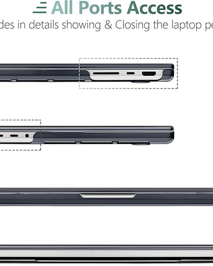 DONGKE Case for M5 MacBook Pro 14 inch 2025 2024-2021 M4 M3 M2 M1, Plastic Hard Shell Cover Compatible with A3434 A3112 A3401 A3185 A2992 A2779 A2442, Retina XDR Display & Touch ID, Power Flowers