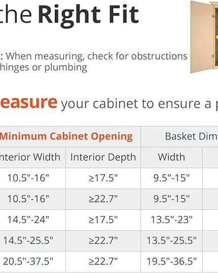 SOFRON Expandable Pull Out Drawers for Cabinets, Kitchen Cabinet Slide Out Shelves, Adjustable Roll Out Drawers, Stainless Steel, Large 2 Pack, (14.5"-25.5") Cabinet Width x 22.7" Depth