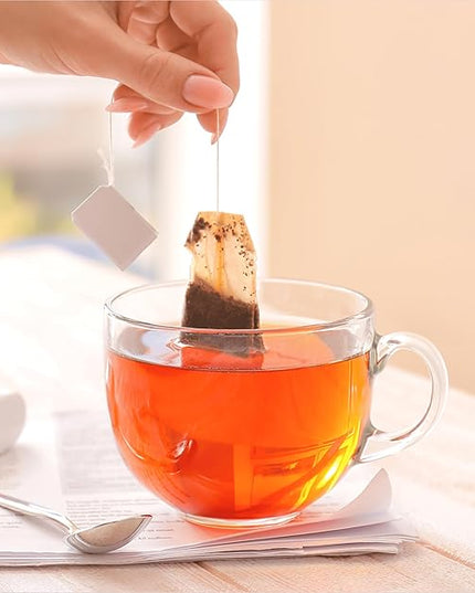 Pansari Earl Grey Black Tea, Individually Wrapped Bags – Smooth, Flavourful & Robust, Pure Caffeinated Black Tea, Enjoy Hot or Iced, Premium Tea Blend with Darjeeling, Aromatic & Bold – (100 Tea Bags)