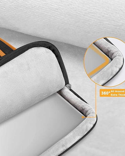 MOSISO 360 Protective Laptop Shoulder Bag,13-13.3 inch Computer Bag Compatible with MacBook, HP, Dell, Lenovo, Asus Notebook,Side Open Messenger Bag with 4 Zipper Pockets&Handle, Black