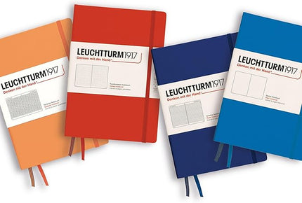 LEUCHTTURM1917 - Notebook Hardcover Medium A5-251 Numbered Pages for Writing and Journaling (Ink, Plain)