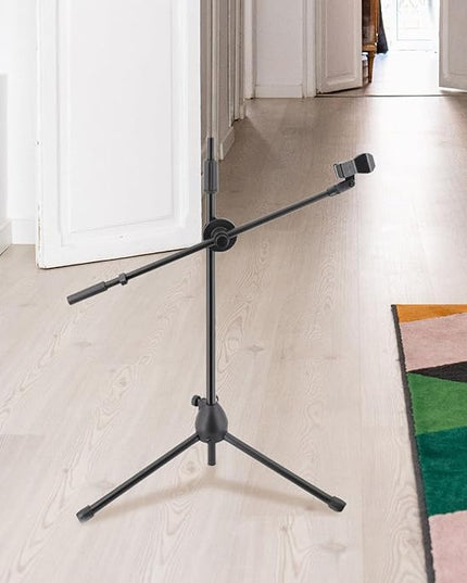 ABOOFAN Metal Microphone Boom Arm with Spring Clamp, 350mm Rotating Mic Suspension Scissor Arm, Universal Desk Mic Stand Accessory for Home Studio and Live Streaming
