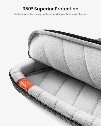 tomtoc 360 Protective Laptop Sleeve for 2025 14-inch MacBook Pro M5/M4/M3/M2 Pro/Max A3434 A3401 2025-2021, 13.5-14.4 Inch Surface Laptop 7/6/5/Studio 2/1, Water-Resistant Carrying Case