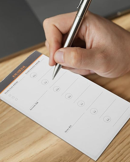 COHEALI Convenient Daily Planner Notebook with Smooth Writing Premium Weekly To-do List Schedule Notepad for Office Task Organization and Efficient Management