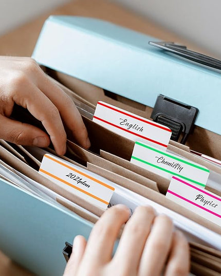 Tenare 2 Inch Sticky Tabs Adhesive Flag Index Writable and Repositionable File Tabs Colored Page Markers Labels for Books and Classify Files Binder File Folders(480 Pieces)