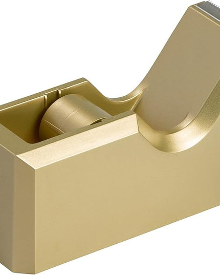 JAM PAPER Colorful Desk Tape Dispensers - Gold - Sold Individually