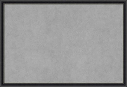 Amanti Art Black Framed Magnetic Board 17x25 Medium Vision Board for use with Magnets, 100% Metal Sheet to Display Items as Office Decor or for Home Organization in mudroom, Kitchen or Kids Room