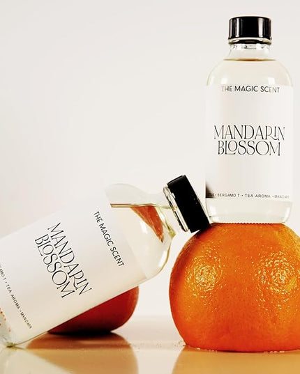 The Magic Scent Mandarin Blossom Diffuser Oil - Hotel & Home Luxury Scents Inspired by Maldives - Diffuser Oil Scents for Home Designed for Use in All Diffusers - 16.9 fl oz, 500 mL