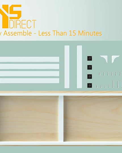 NSdirect 63" Computer Desk,Large Home Office Desk Wide Workstation 1 inch Thicker Tabletop for Writing,Games and Home Work PC Desk Modern Finish Wood Board and Sturdy Steel Legs,Oak+White