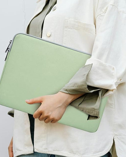 Laptop Sleeve 17 17.3 inch, Padded Travel Case for HP 17 inch Laptop/Envy 17 / Pavilion 17, Water-Resistant Portable Computer Protective Pouch Bag -Mint Green