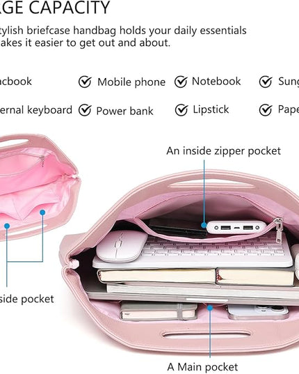 Official Document Computer Bag Stylishly Sleek with Multiple Compartments and Easy to Carry Design