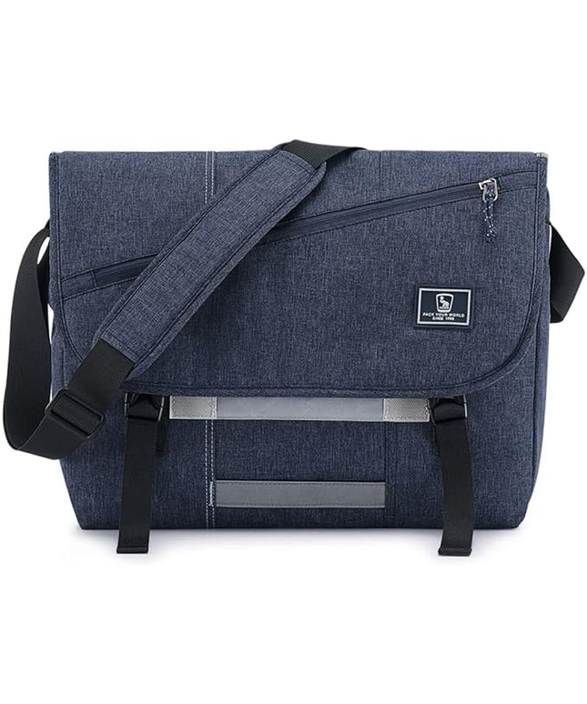 OIWAS Messenger Bag for Men, 15.6 Inch Laptop Crossbody Bags Women Casual Satchel Shoulder Bag College Travel Office Briefcase