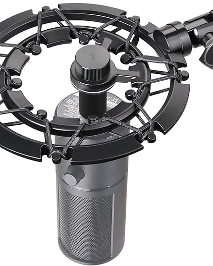 Razer Seiren X Shock Mount Reduces Vibration Noise Matching Mic Boom Arm Stand Compatible for Razer Seiren X Mic by YOUSHARES