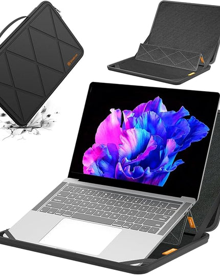 Smatree MS50 Hard EVA Protective Sleeve Case with Stand Compatible for 14 inch Acer Aspire 14, for Acer Swift Go 14-SFG14-71T/71, for Acer Aspire Lite 14 AL14-31P-C0S2, for Acer TravelMate P6 TMP614