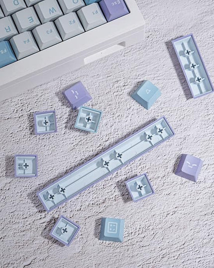 Sumgsn Custom Keyboard Illusion Keycaps 172 Keys Full Set Double Shot Cherry Profile Key caps Fit for Cherry Mx Switches ISO ANSI Layout